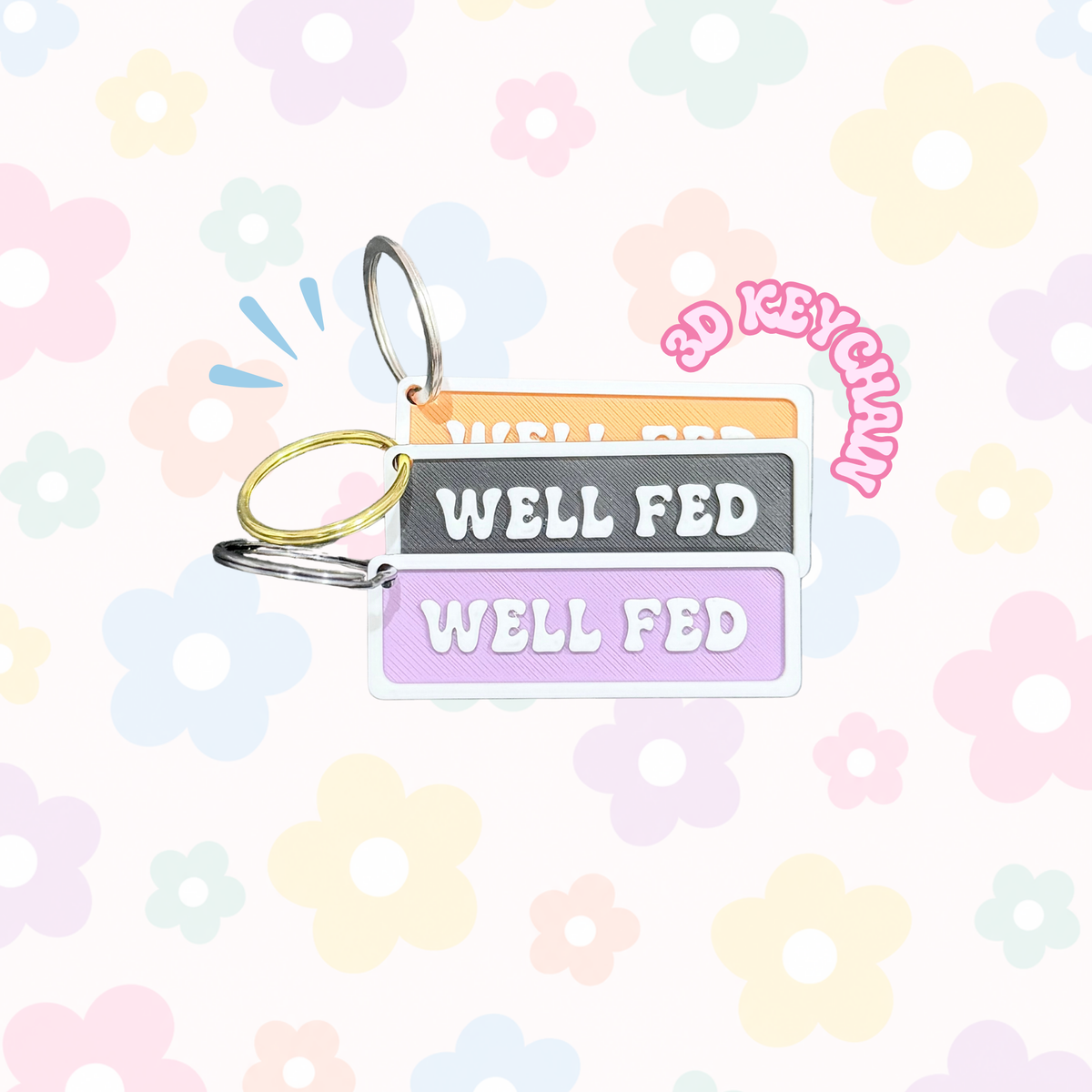 Well Fed Keychain