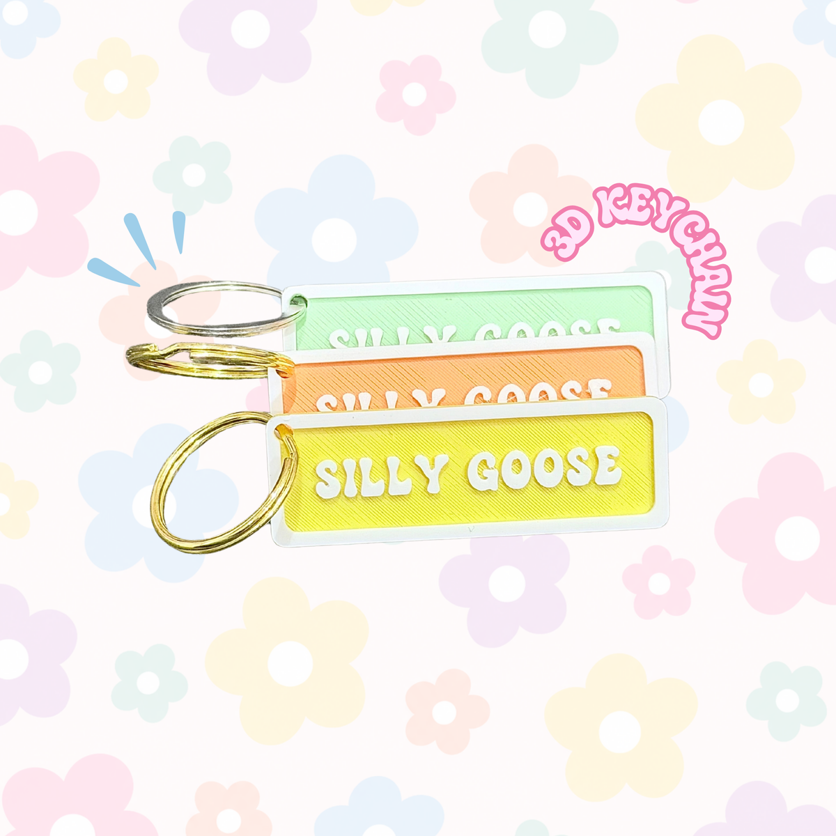 Silly Goose Keychain