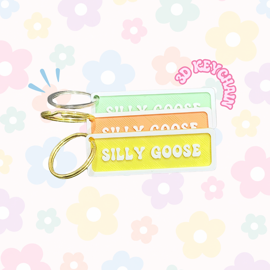 Silly Goose Keychain