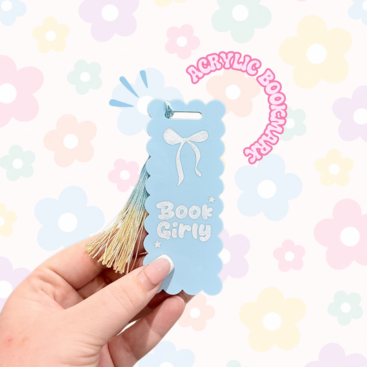 Book Girly - Acrylic Bookmark