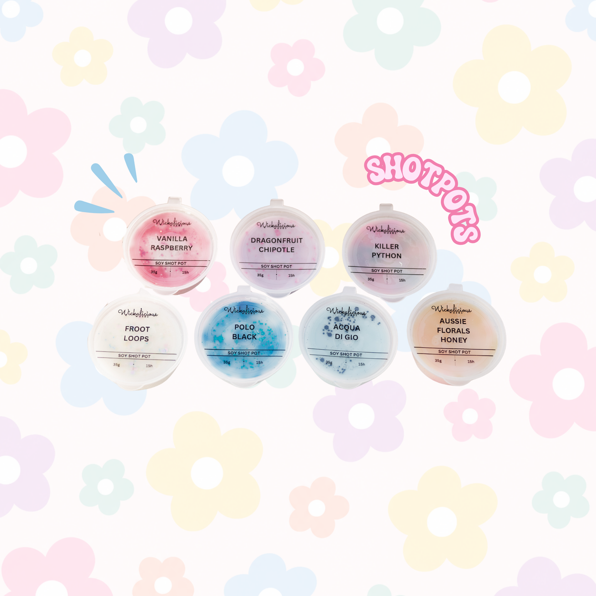 Soy Shotpot Melts - Gourmet Fragrances