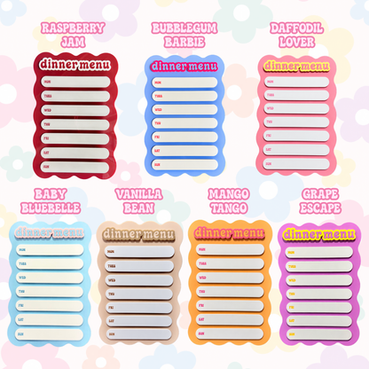 This Week Magnetic Fridge Board