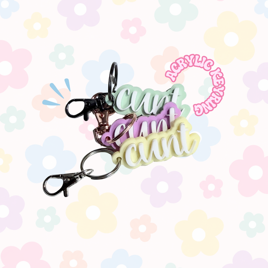 Cunt Keyring