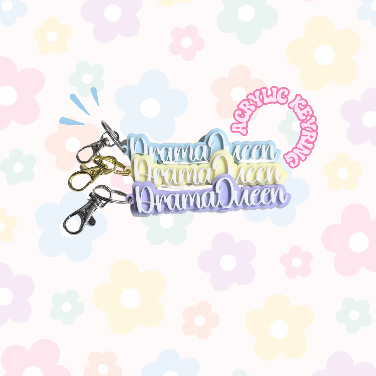 Dramaqueen Keyring