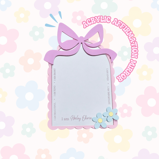Bow Affirmation Mirror