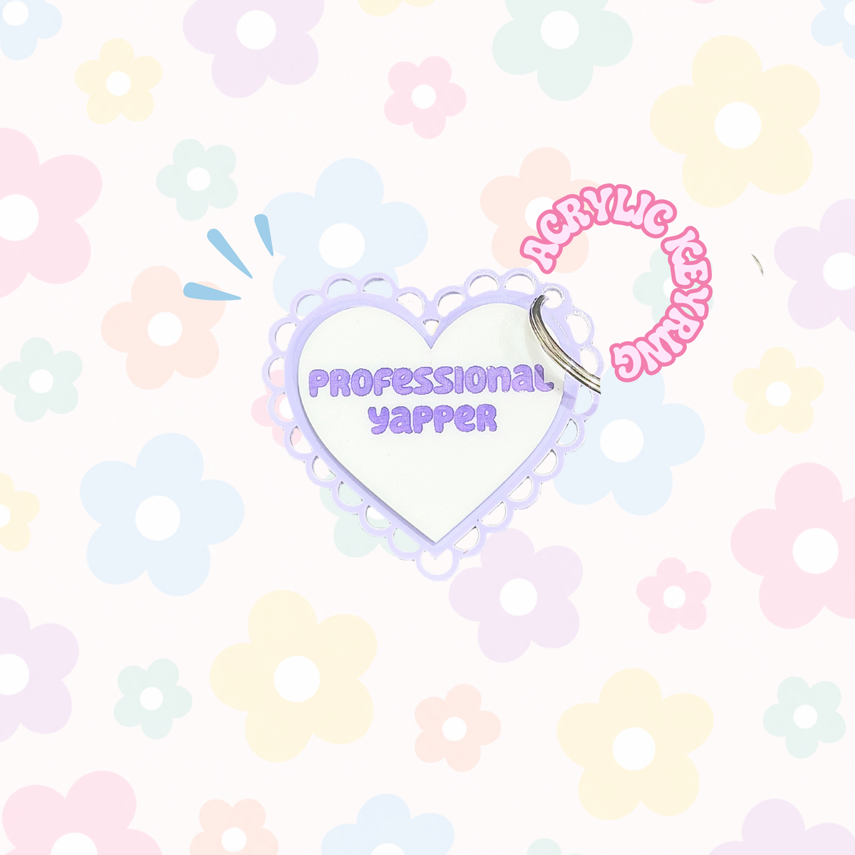 Professional Yapper Keyring