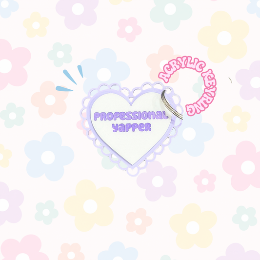 Professional Yapper Keyring