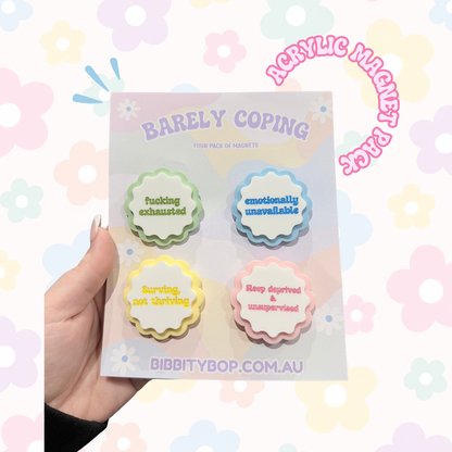 Barely Coping - Magnet Pack