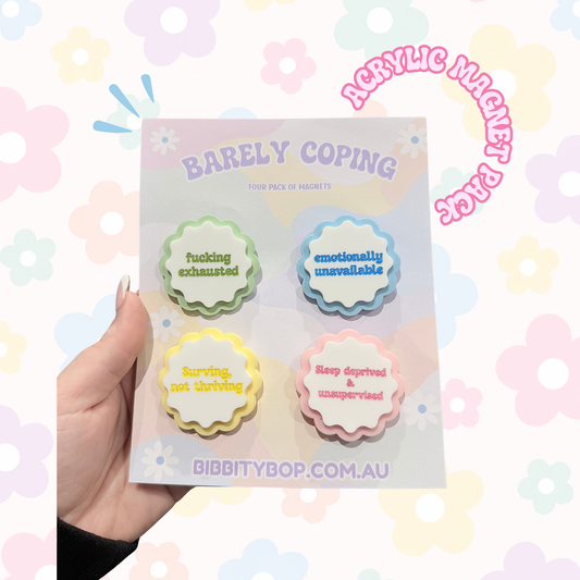 Barely Coping - Magnet Pack