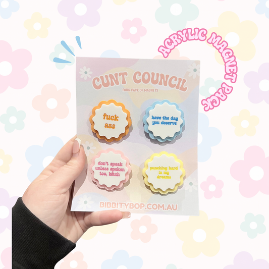 Cunt Council - Magnet Pack
