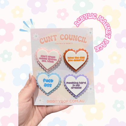 Cunt Council - Magnet Pack