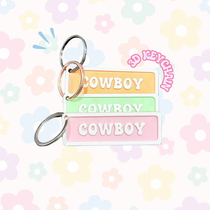 Cowboy Keychain