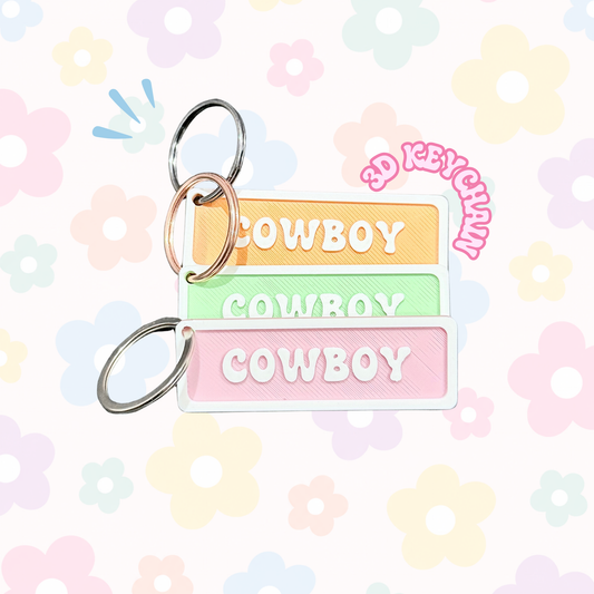 Cowboy Keychain